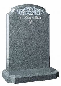 Avon Grey Granite Headstone - 16051
