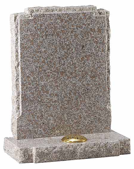 Alpine Brown Granite Headstone - 16061