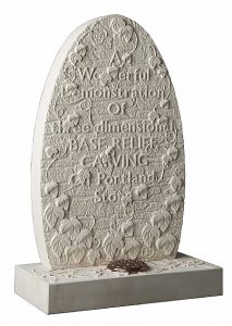 Portland Stone Carved Headstone - 16125