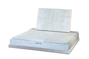 Italian White Marble Jewish Headstone - ED9A